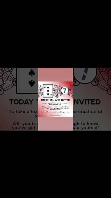 Take a Leap of Faith - 3 Of Spades