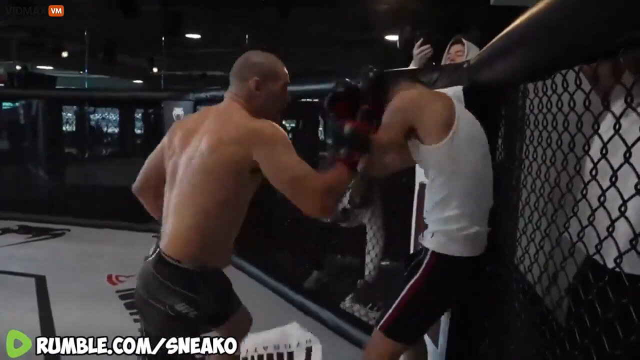 Former UFC Champ, Sean Strickland Beats The Soul Out Of Social Media Star Sneako