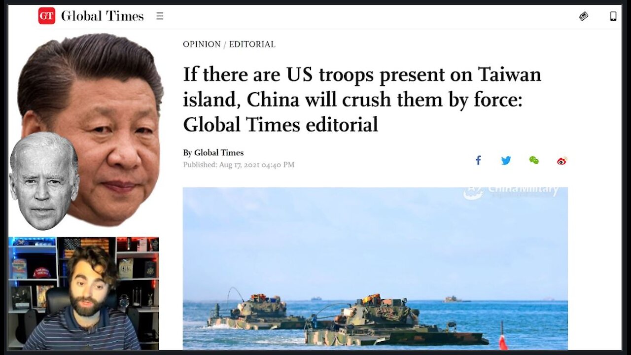 China Threatens 'Declaring War' After Hearing USA Has 30,000 Troops Stationed In Taiwan!
