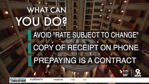 Some hotel rates triple upon guest arrival