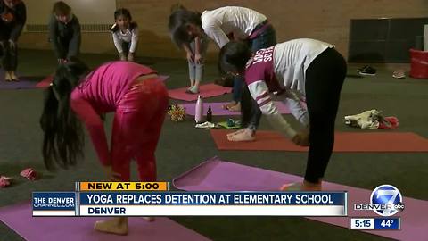 No more detention, yoga instead at one Denver school