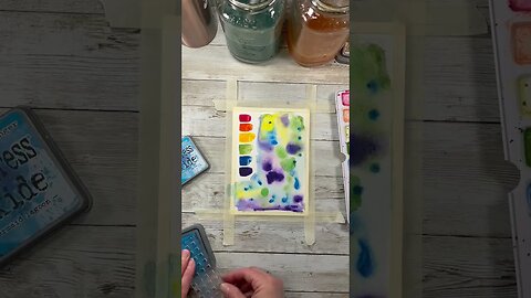 @craftycat7212 Watercolor Card.