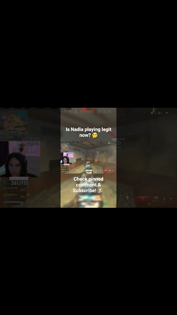Has Nadia stopped using hacks? Comment below. (Call of Duty Warzone) #shorts #callofduty