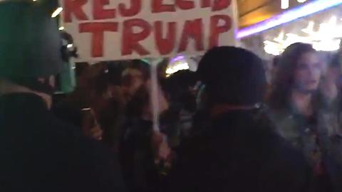 LAX Protest Draws Many