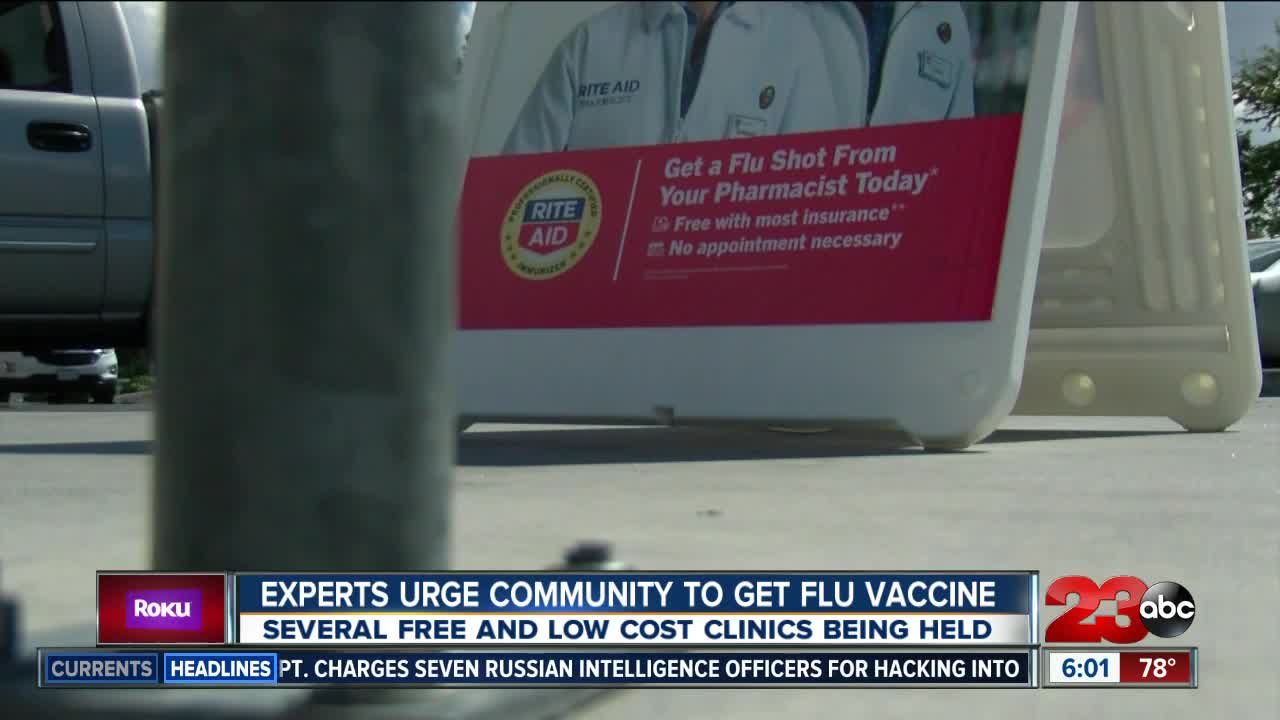 Experts urge community to get flu vaccine