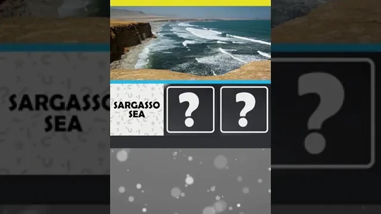 What is the only sea without any coasts? #shorts #trivia #geography #sea #coast #brainzonegames