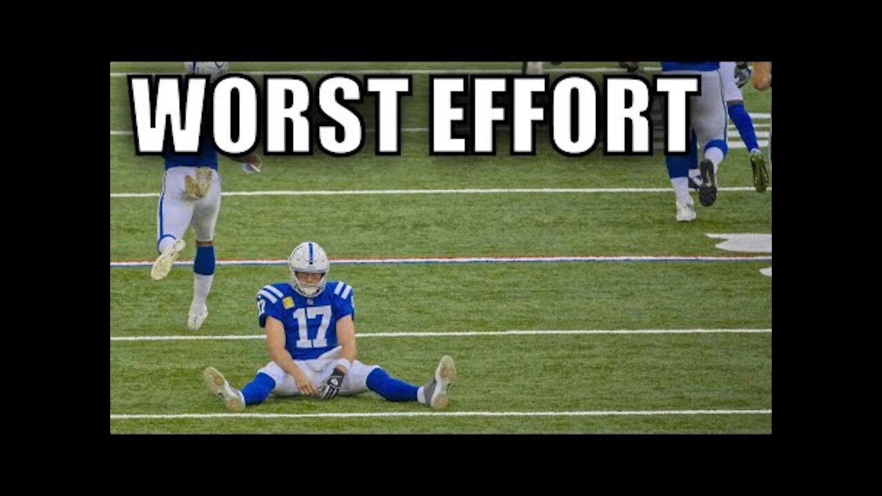 NFL Worst Effort Plays