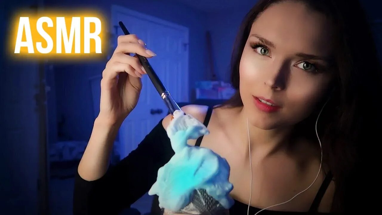 ASMR // Intense Crinkle Tingles -- Shaving Cream On Microphone!