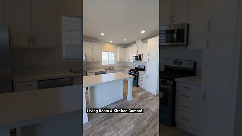 Best Living Room & Kitchen Combo!