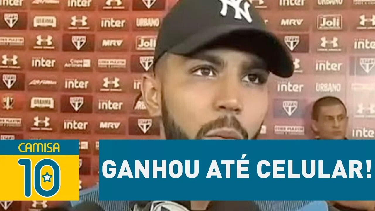 Ganhou até celular! OLHA o que Gabigol falou após gol no SPFC!