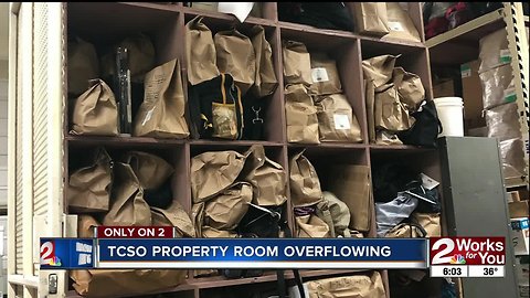 TCSO property room overflowing