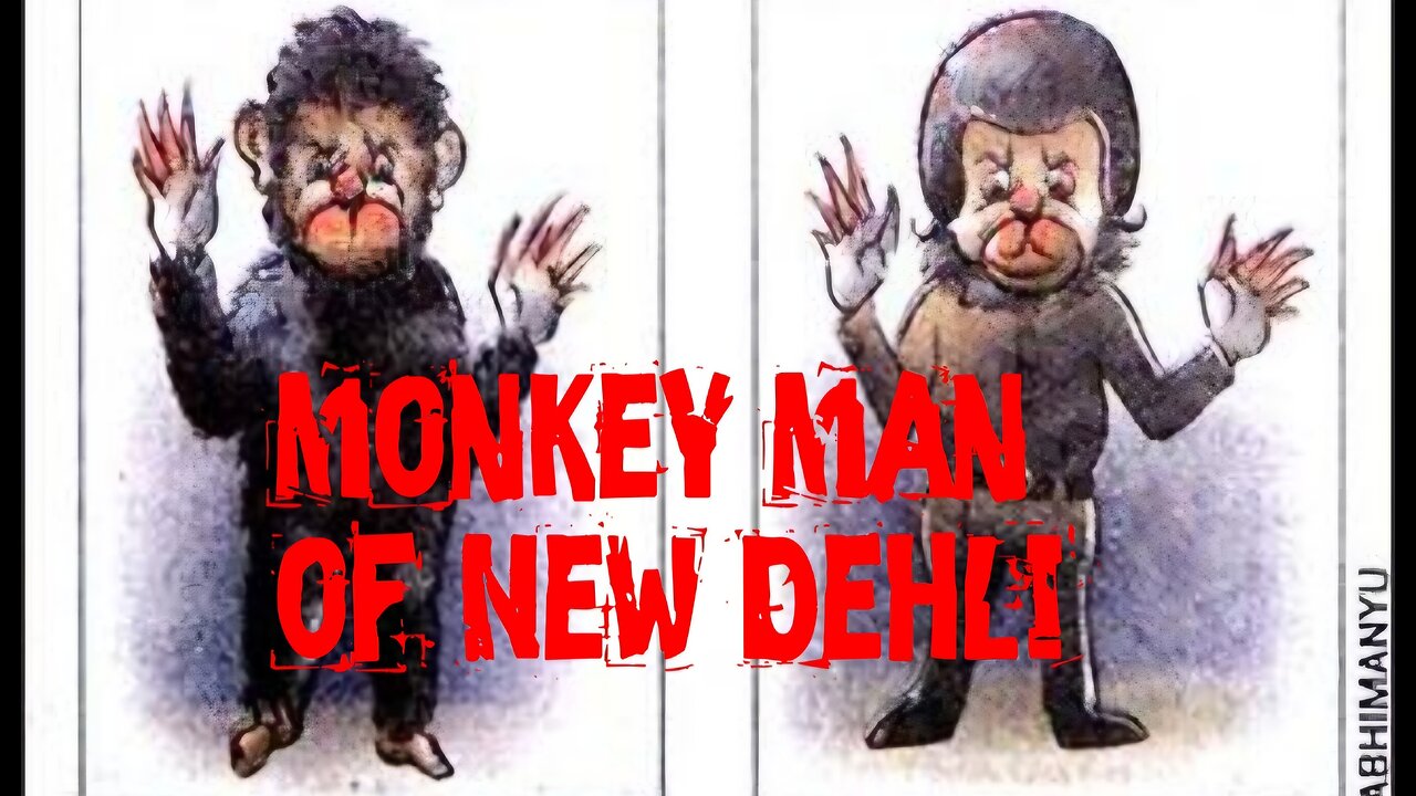 Cryptic Log Monkey Man of New Delhi