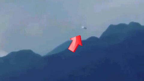 UFO seen firing rockets over mountains [Space]