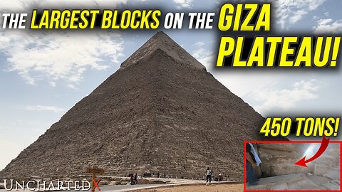 Is This the Largest Block on the Giza Plateau? Massive 450 Ton Stone! #egypt #pyramid #mystery 