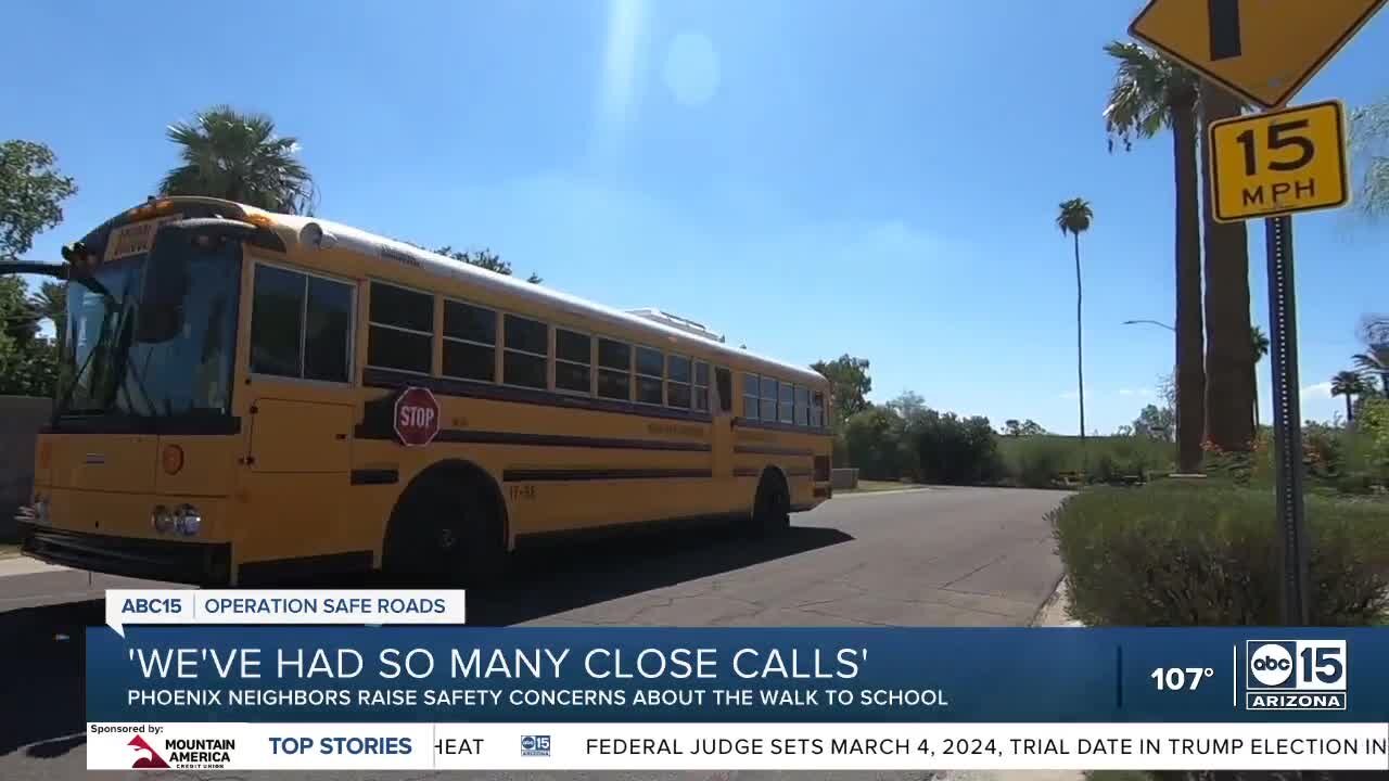 Neighbors concerned over lack of sidewalk along student's walk to school