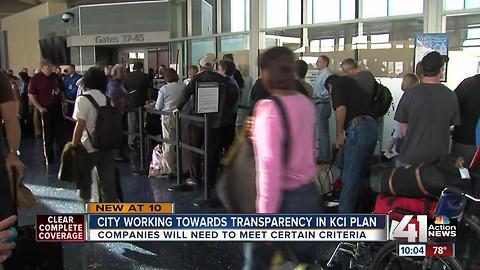 Officials explain bid process for KCI terminal