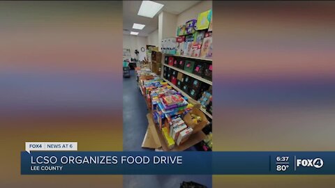 Lee County Sheriff's Office organizes food drive