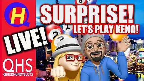 🔴Surprise LIVE! Crazy KENO Action from Las Vegas! #KENONATION