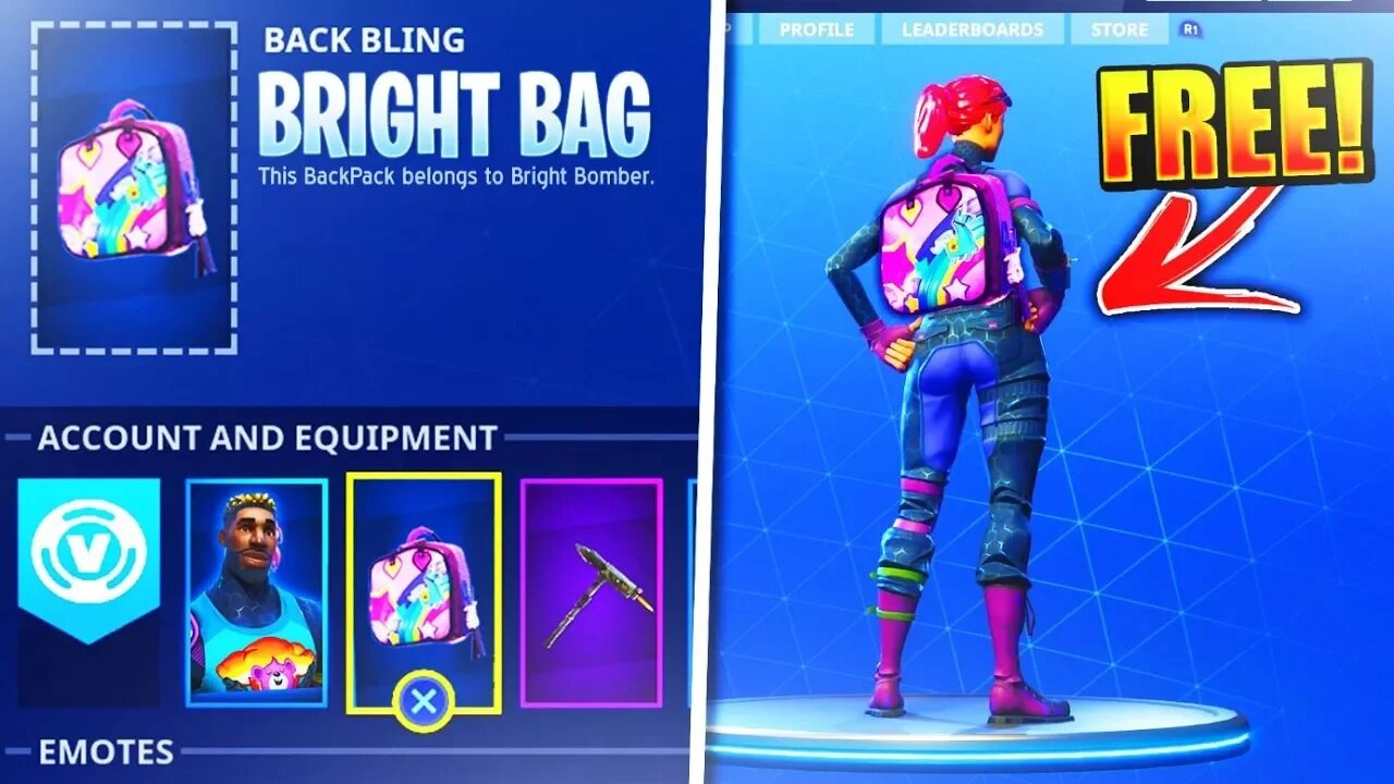 How To UNLOCK The New "BRITE BAG" In Fortnite - Fortnite Battle Royale Brite Bag UNLOCKED!