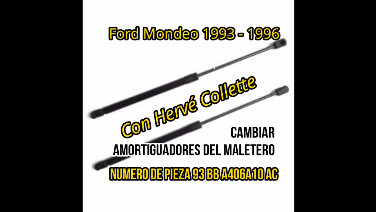 Ford Mondeo 1993 1996 - Cambiar los amortiguadores de Maletero