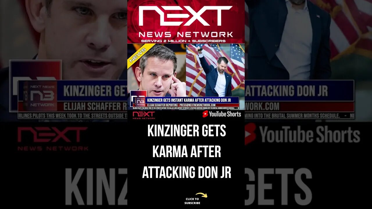 Kinzinger Gets Instant Karma After Attacking Don Jr #shorts