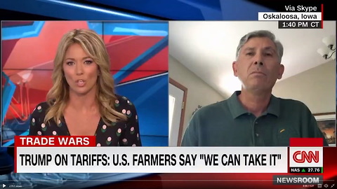 CNN Anchor Asks Same Question 3 Times, Farmer Knows Exactly How to Answer