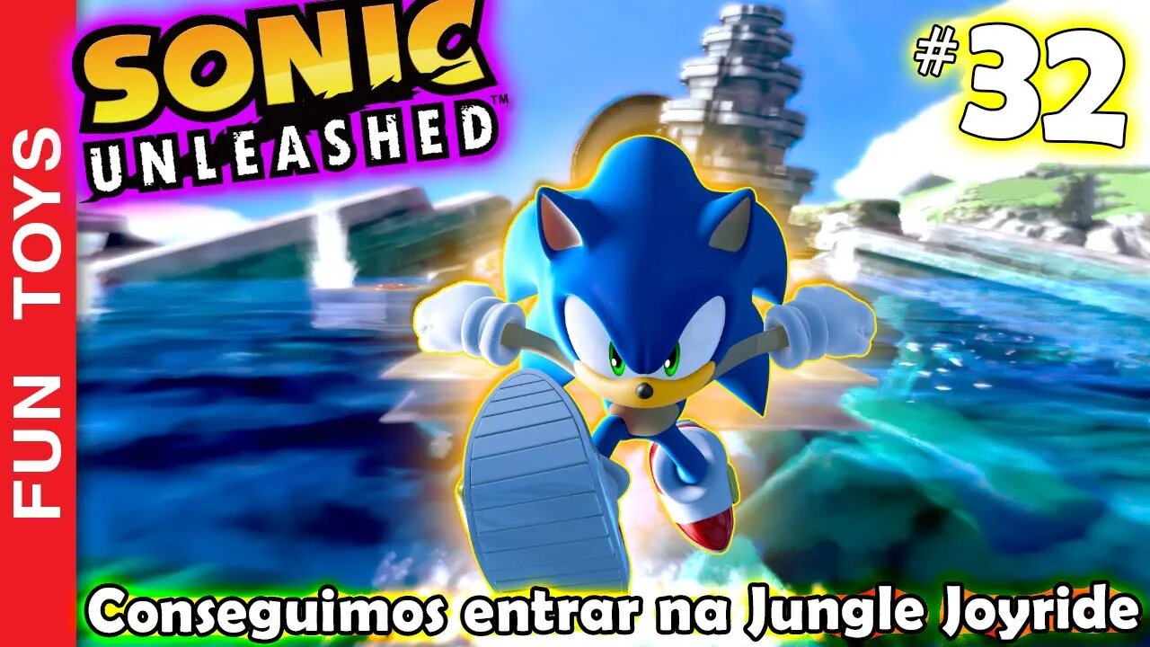 SONIC UNLEASHED #32 🔵 Pegamos TODOS os SOIS necessários e entramos na JUNGLE JOYRIDE