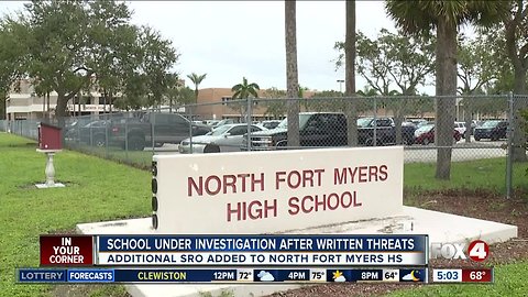 North Fort Myers High School under investigation after officers find written threats in bathroom