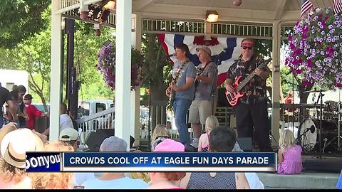 Hundreds brave the heat for Eagle Fun Days