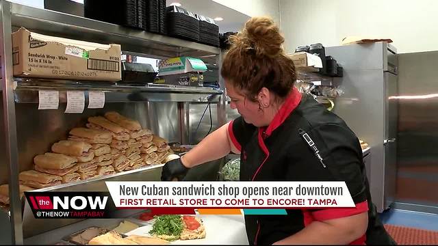 Cuban sandwich shop is first business to open at ENCORE! in Tampa