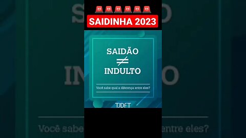 SAIDINHA 2023