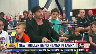 Harry Connick Jr is filming a new movie in the Tampa Bay Area