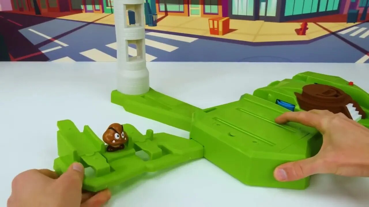 143 7¡Mario Kart Hotwheels Race Car Toy Video de aprendizaje para niños!