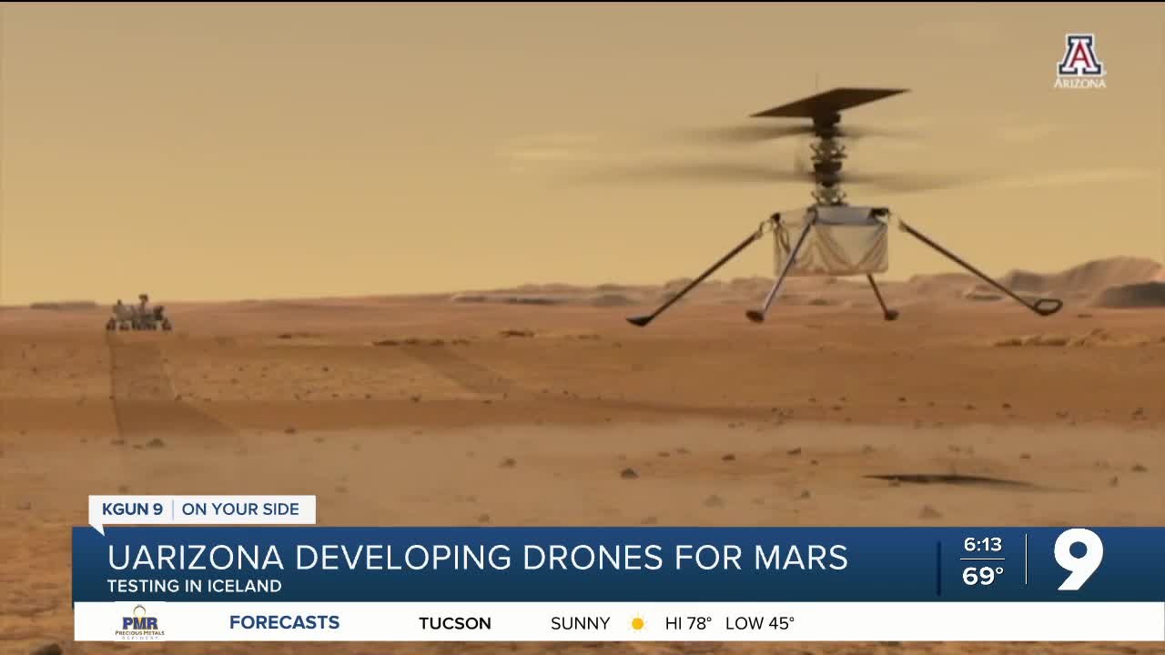 UArizona working to help drones explore Mars