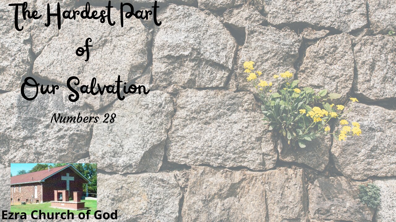 The Hardest Part of Our Salvation - Numbers 28