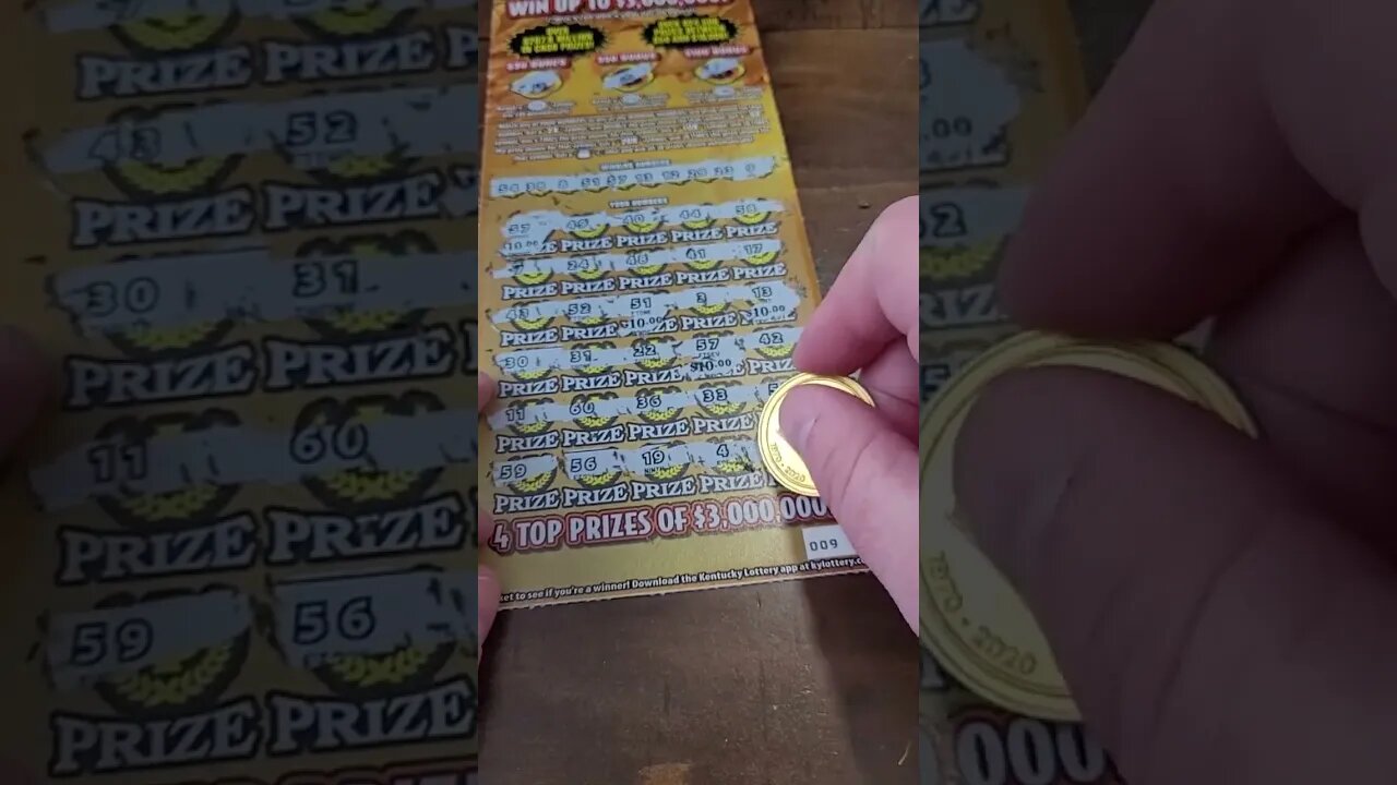 Fort Knox $30 Lottery Ticket #shorts #lottery