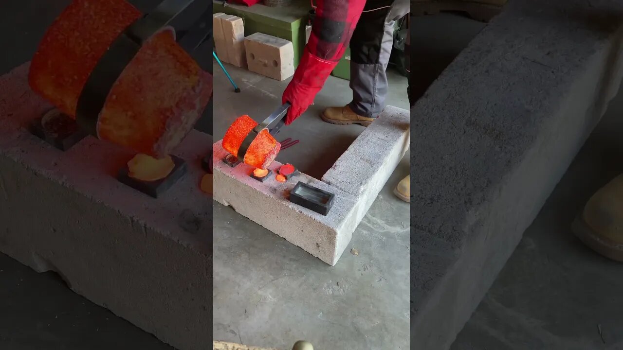 🔥Making Bronze 😱Coins & Ingot #bronze #copper #tin #metalcasting #fail