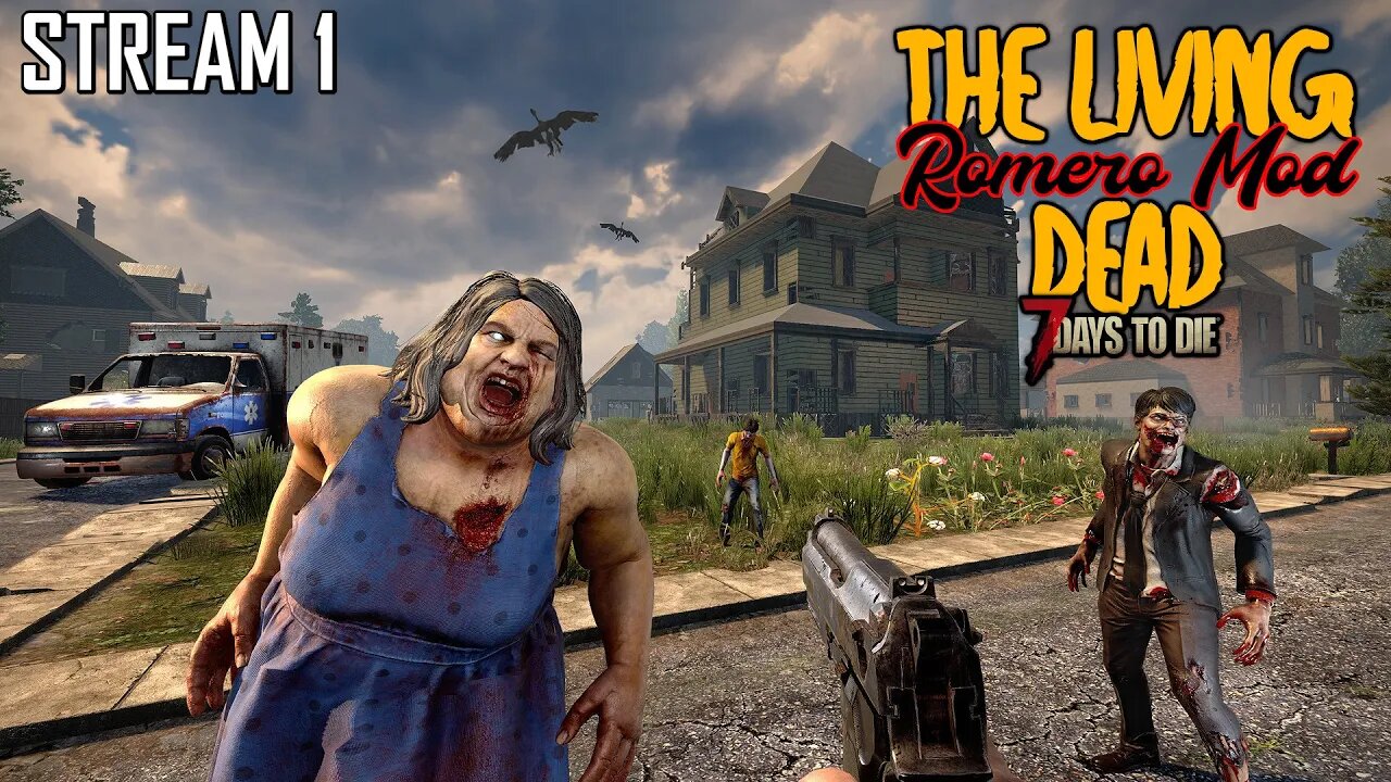 New Stream Series! | The Living Dead (Romero Mod) | 7 Days to Die A20 | Stream 1 #live