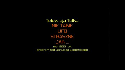NIE TAKIE UFO STRASZNE - WYWIADY I ROZMOWY NA TEMAT FENOMENU HIPNOZY I HIPNOTERAPII /2001 ©TV- IMAGO