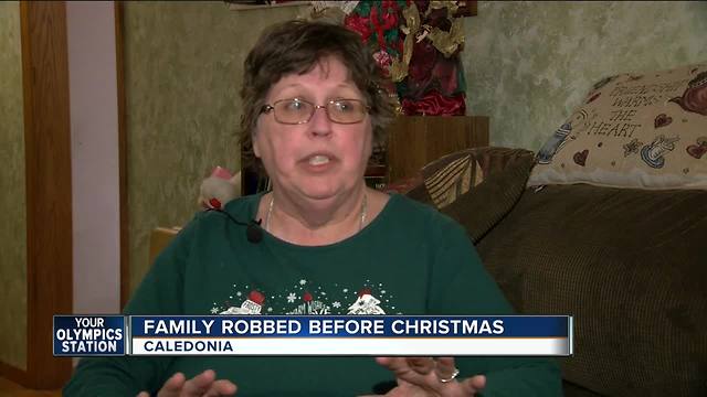 Presents replaced after Grinch steals presents from Caledonia home