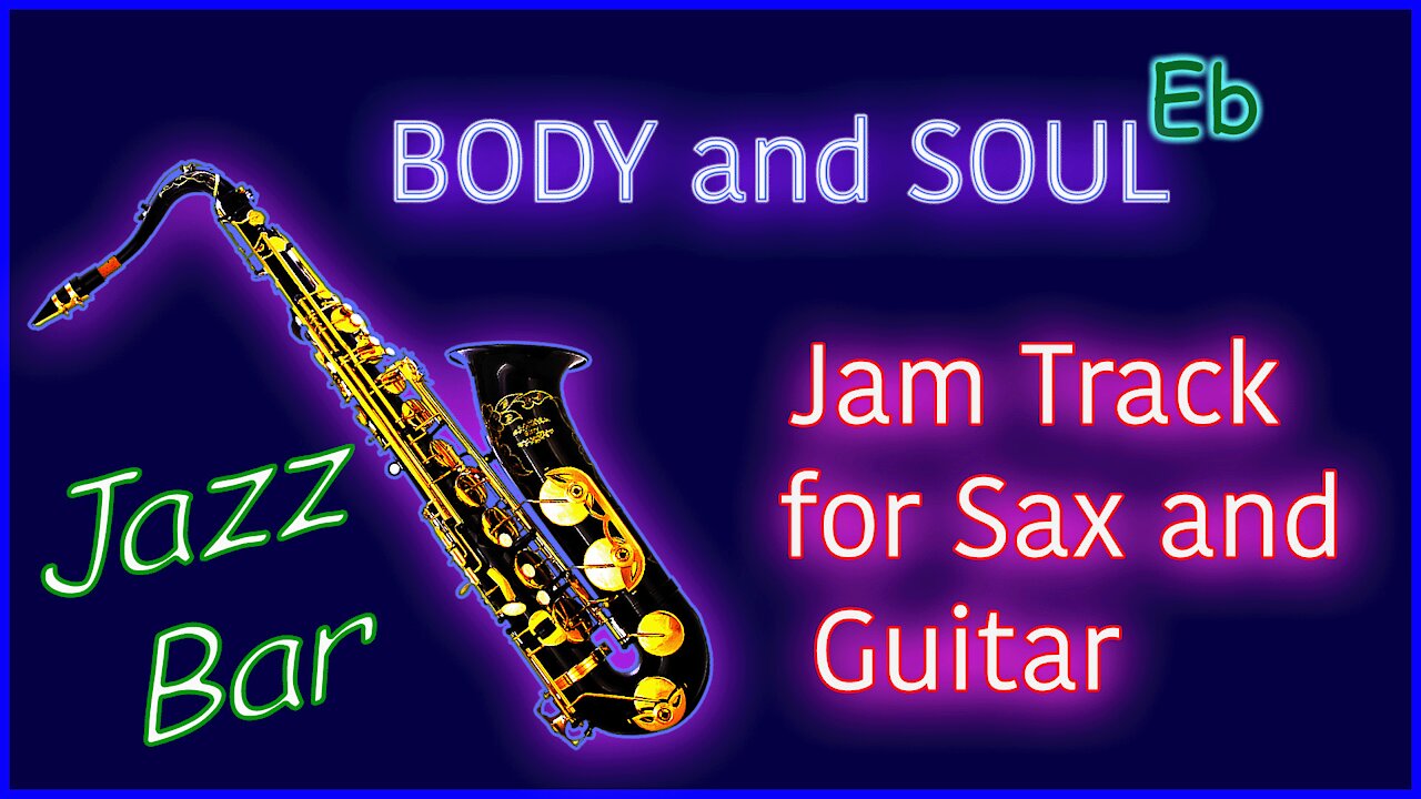 425 COOL JAZZ FUSION Jam Track in Eb for SAX and GUITAR