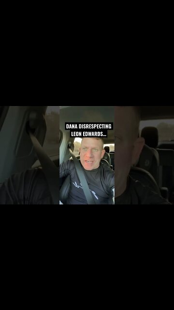 Dana White DISRESPECTING Leon Edwards!!!