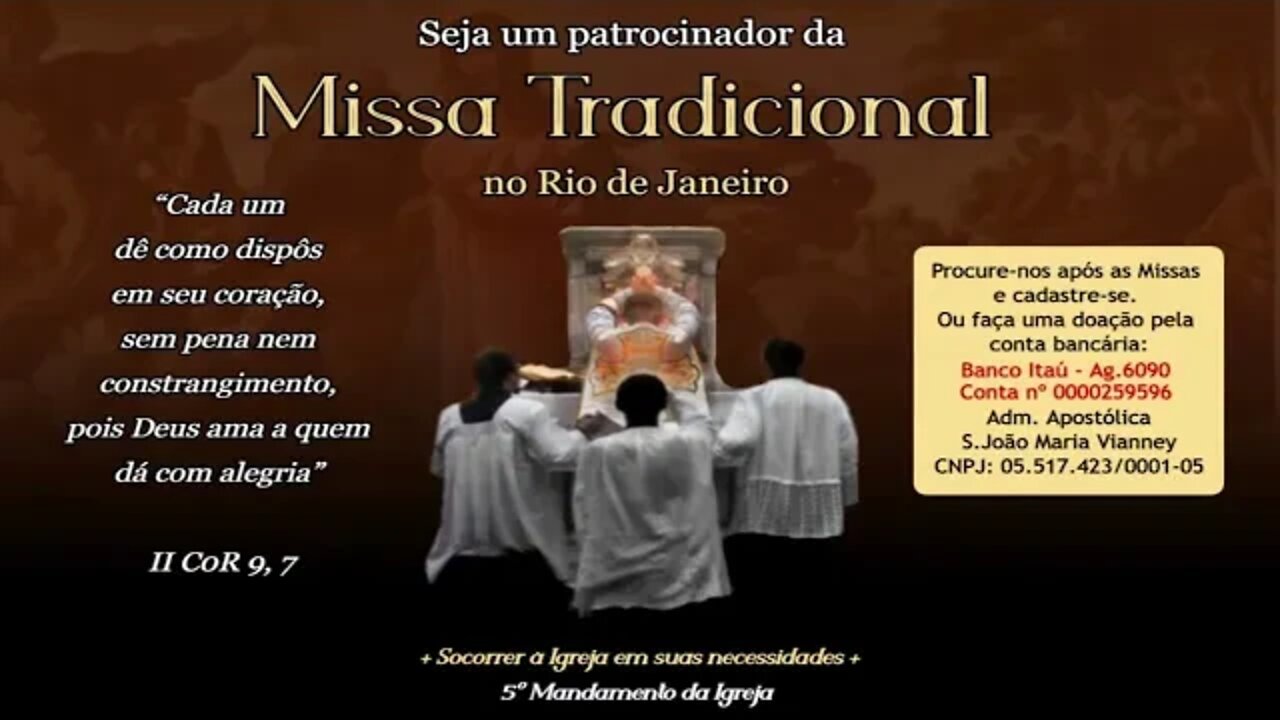 XVI Domingo depois de Pentecostes - 25/09/2022 Missa das 8:00