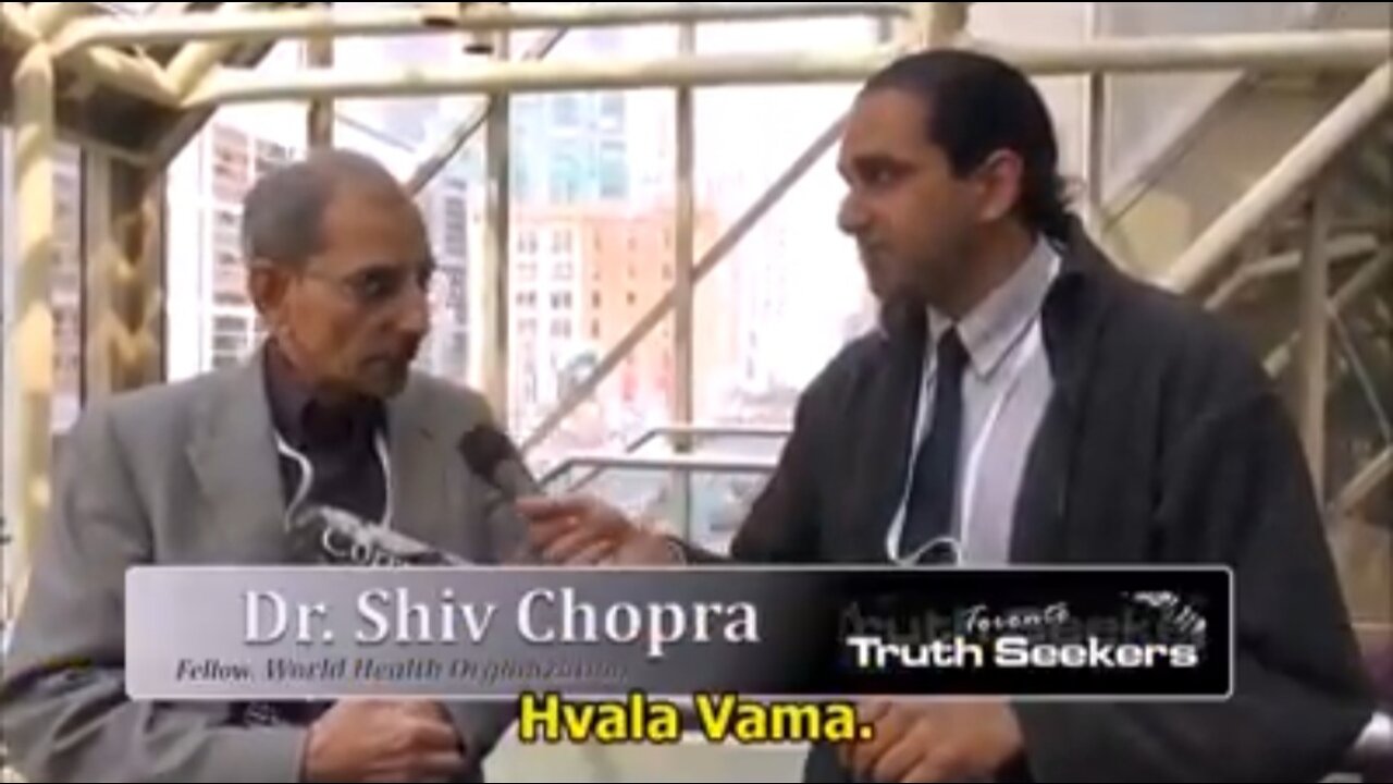 DR SHIV CHOPRA - VACCINES ARE CLUSTER BOMBS - VAKCINE SU KLASTER BOMBE