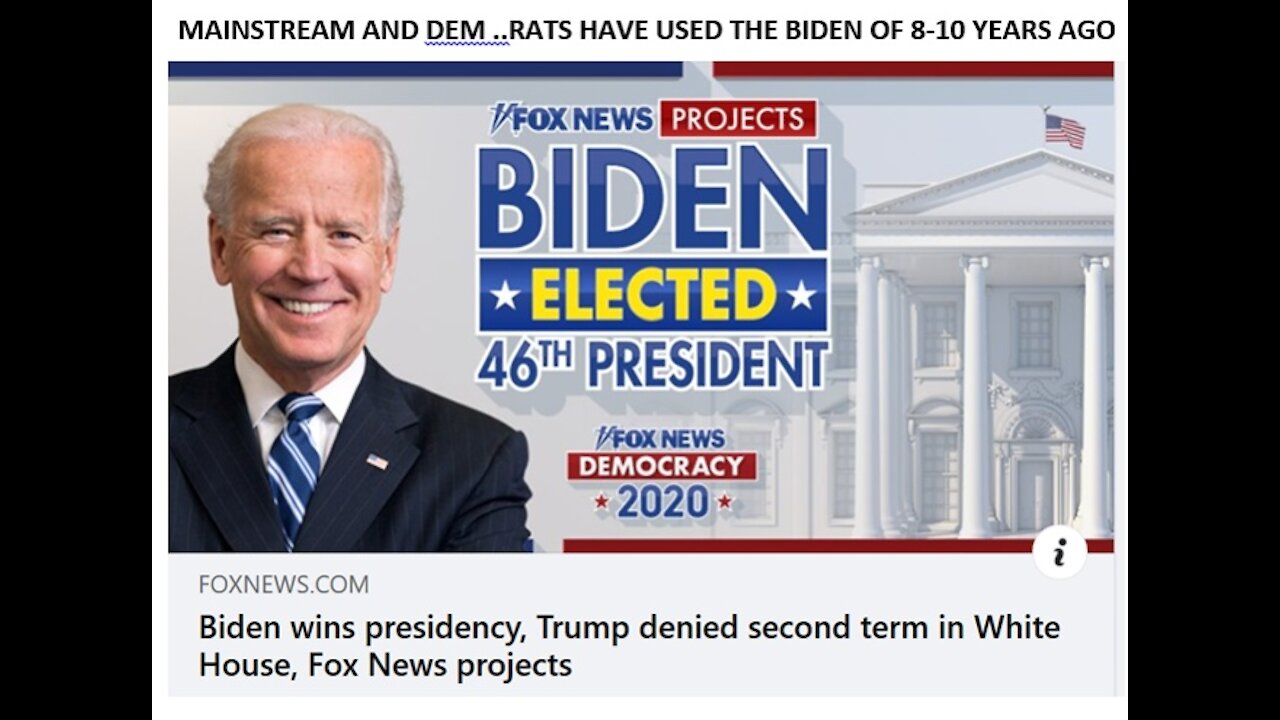 BIDEN. DEFINITIVE USURPER PROOF.