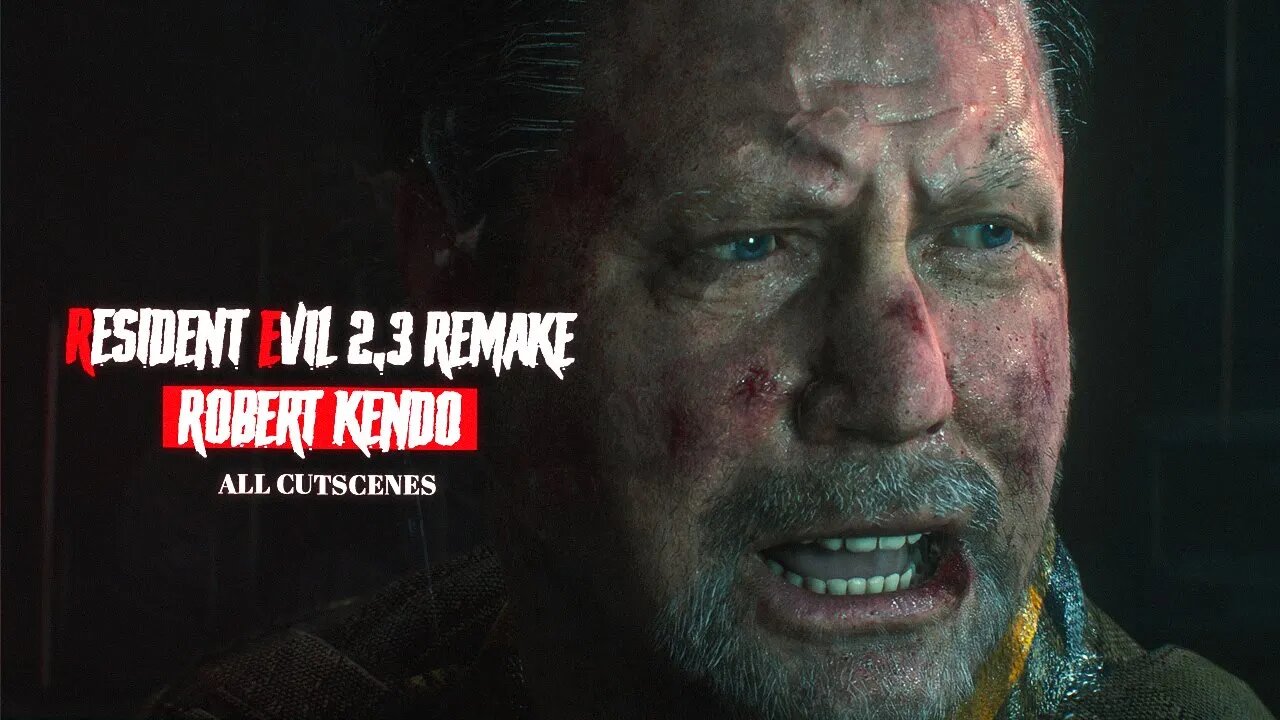 RESIDENT EVIL 2,3 REMAKE - ROBERT KENDO (All Cutscenes) PS5✔️4K ᵁᴴᴰ 60ᶠᵖˢ + RAY TRACING