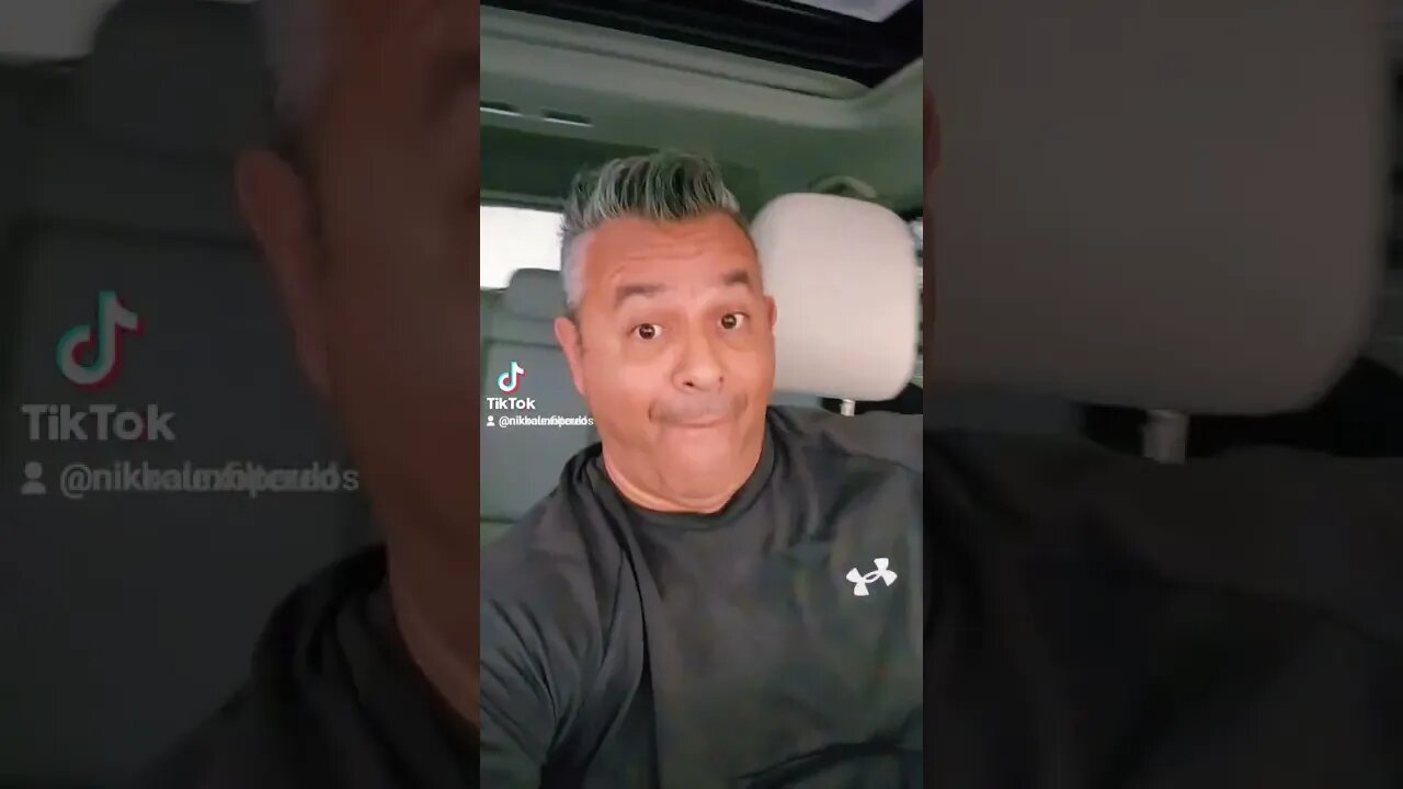 "Me blasting my music in the car during a car wash