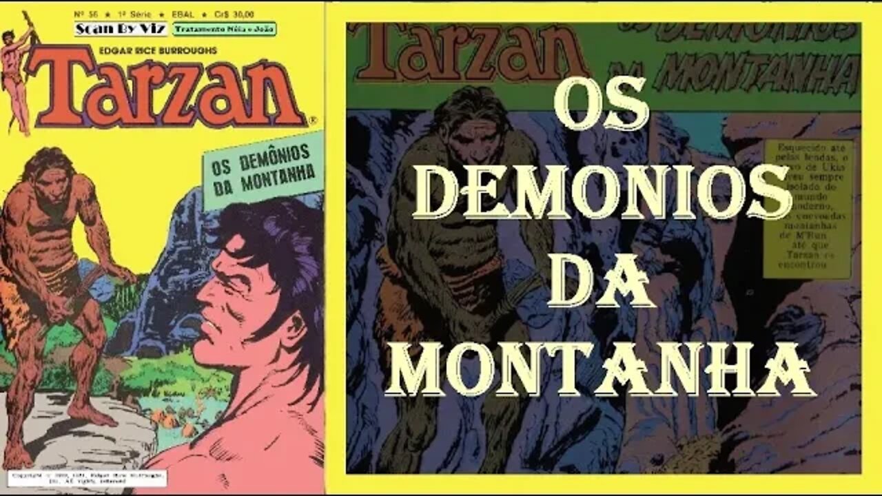 TARZAN FORMATINHO 56 A OS DEMONIOS DA MONTANHA #comics #quadrinhos #gibi #tarzan #museudogibi