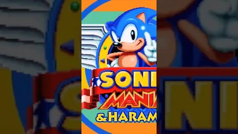 Sonic and Harambe Mania #shorts #sonicthehedgehog #sonicmania #harambee #videogames #viral