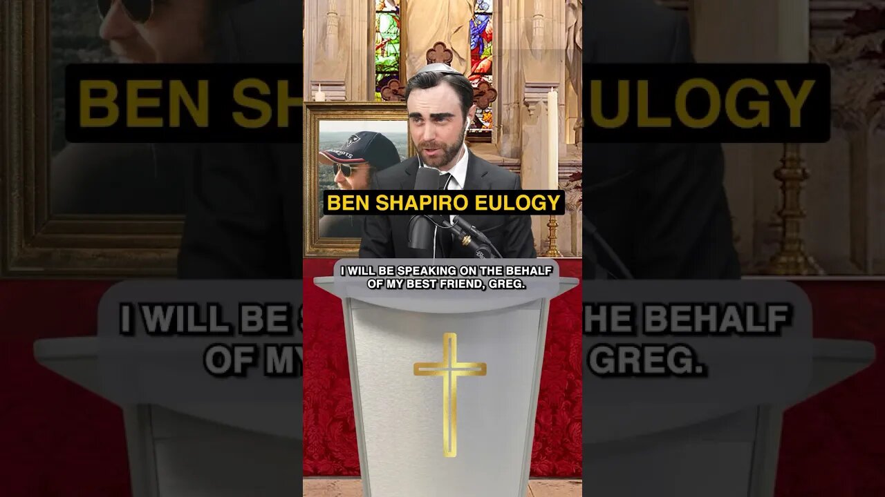 Ben Shapiro’s heartbreaking eulogy #benshapiro #impression #comedy